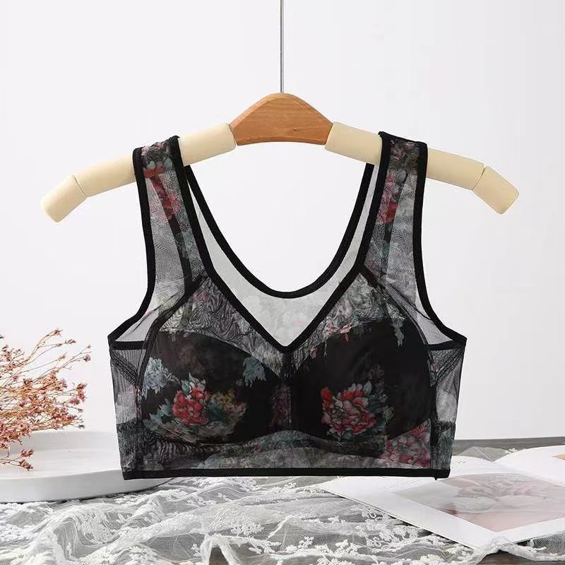 2024 New Lace Buttonless Comfortable Bra