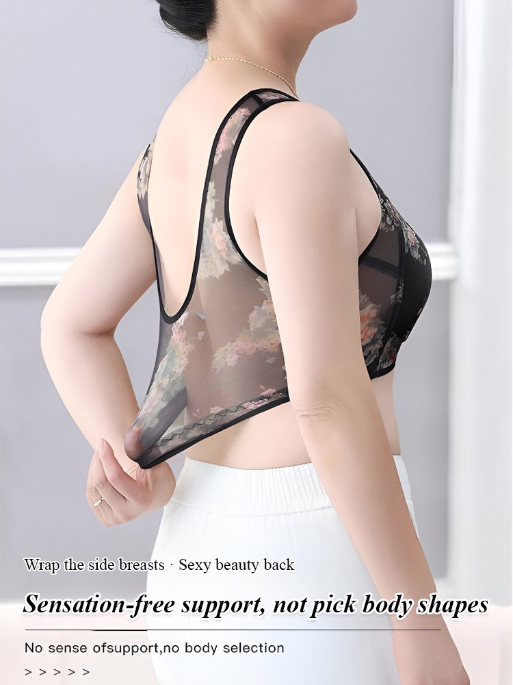 2024 New Lace Buttonless Comfortable Bra