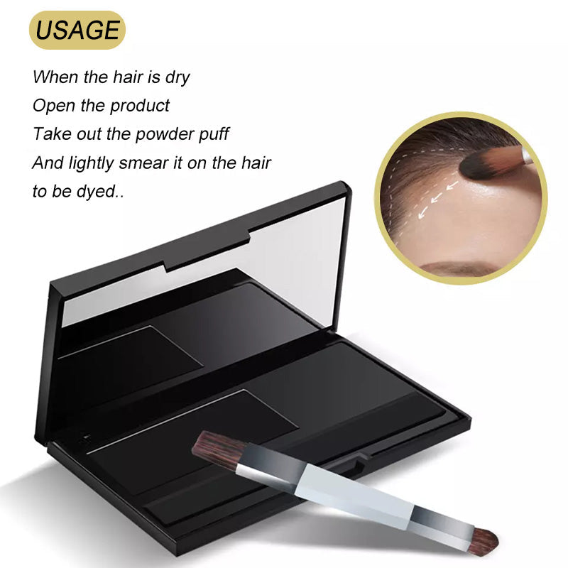 Waterproof and sweatproof hairline styling powder