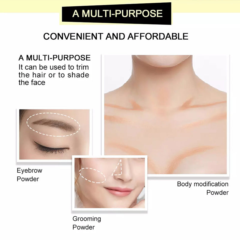 Waterproof and sweatproof hairline styling powder