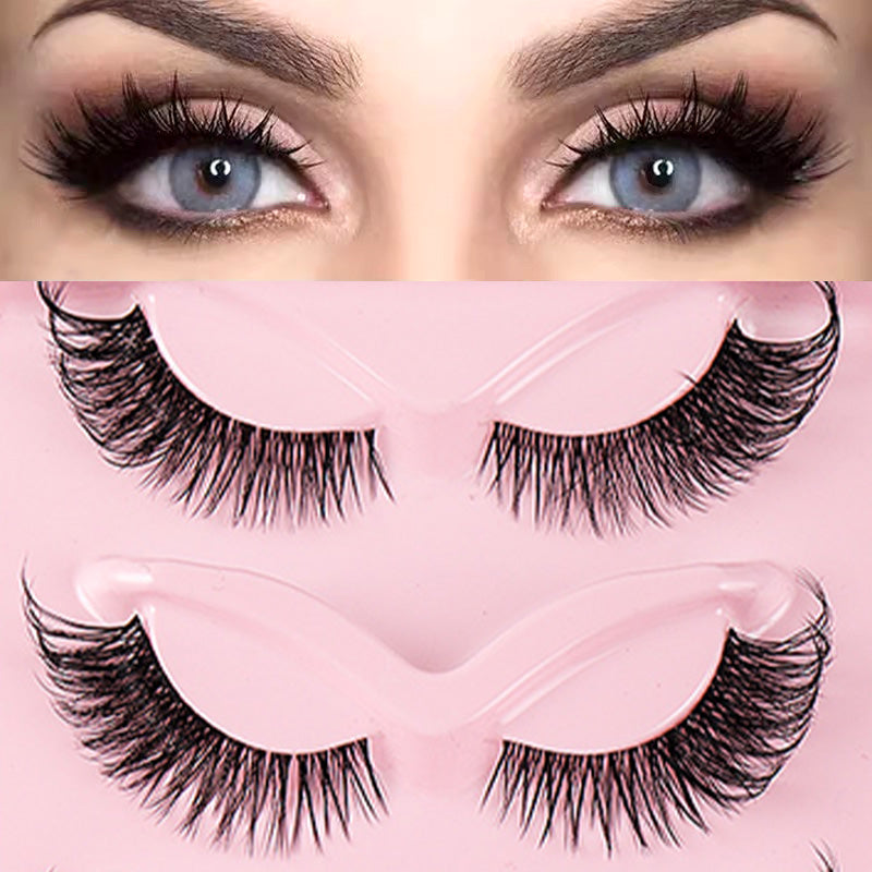 5 Pairs Cat Eye Natural Look False Eyelashes