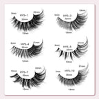 5 Pairs Cat Eye Natural Look False Eyelashes