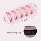 5 Pairs Cat Eye Natural Look False Eyelashes