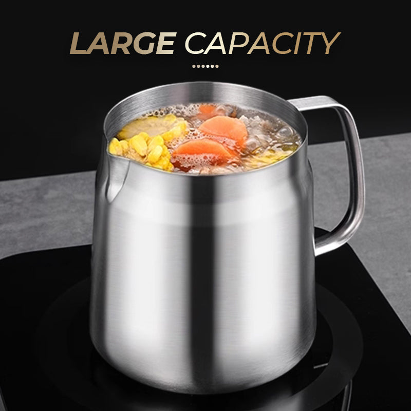 ⏳Limited-time 50% off⏰Large Capacity 304 Stainless Steel Multi-Purpose Oil Filter Container🍟