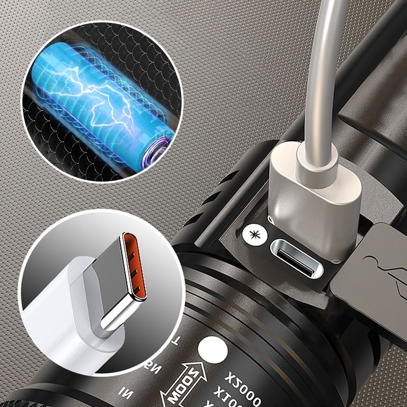 ⏳Limited-time 50% off⏰Super Strong Light Zoomable Flashlight🔦☀️