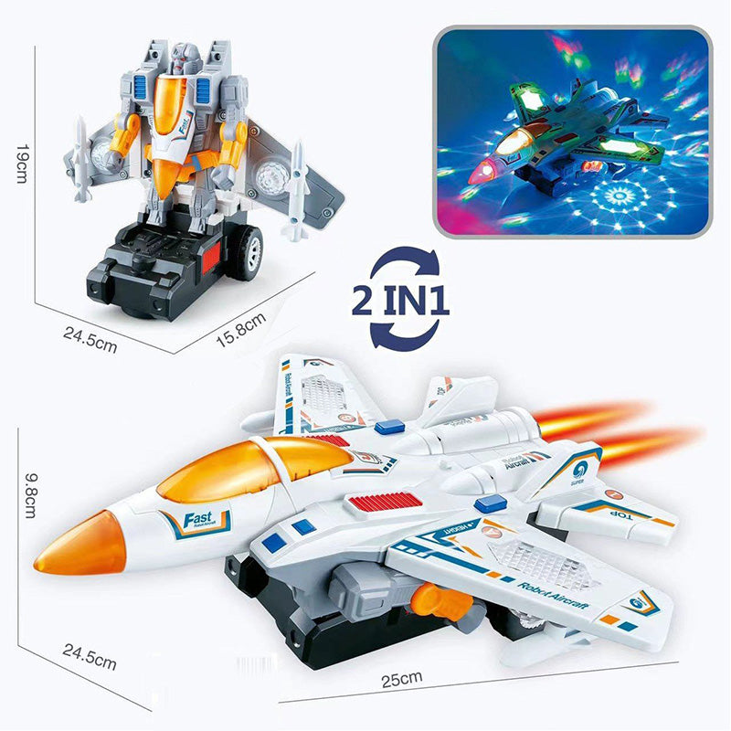 ⏳Limited-time 50% off⏰Electric Universal Deformation Police Toy Car🎁Best Gift For Kid🥳