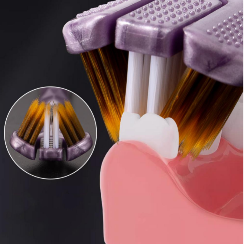 ⏳Limited-time 50% off⏰Three-Headed Multi-Angle Cleaning Toothbrush🦷✨
