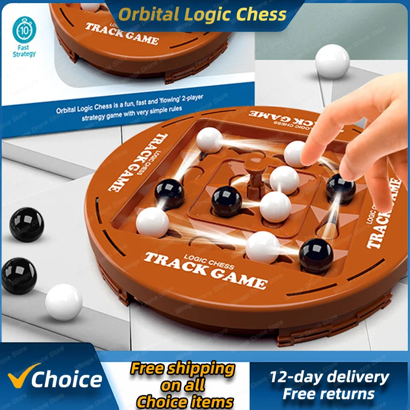⏳Limited-time 50% off⏰Logic Chess Track Game Set♟️🌀
