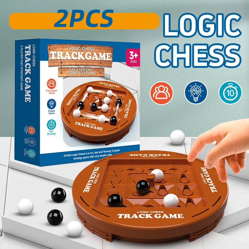 ⏳Limited-time 50% off⏰Logic Chess Track Game Set♟️🌀