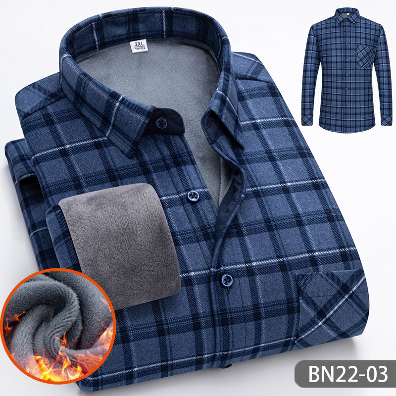 ⏳Limited-time 50% off⏰Autumn/Winter Men's Casual Thickened Warm Shirts👔