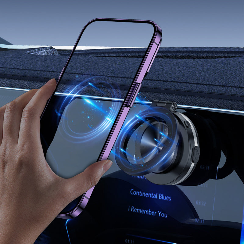 Magnetic Vehicle-Mounted Phone Holder with Vacuum Adsorption