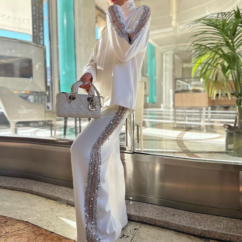 ⏳Limited-time 50% off⏰Fashion Sequin Suit (2 pieces set)👚👖