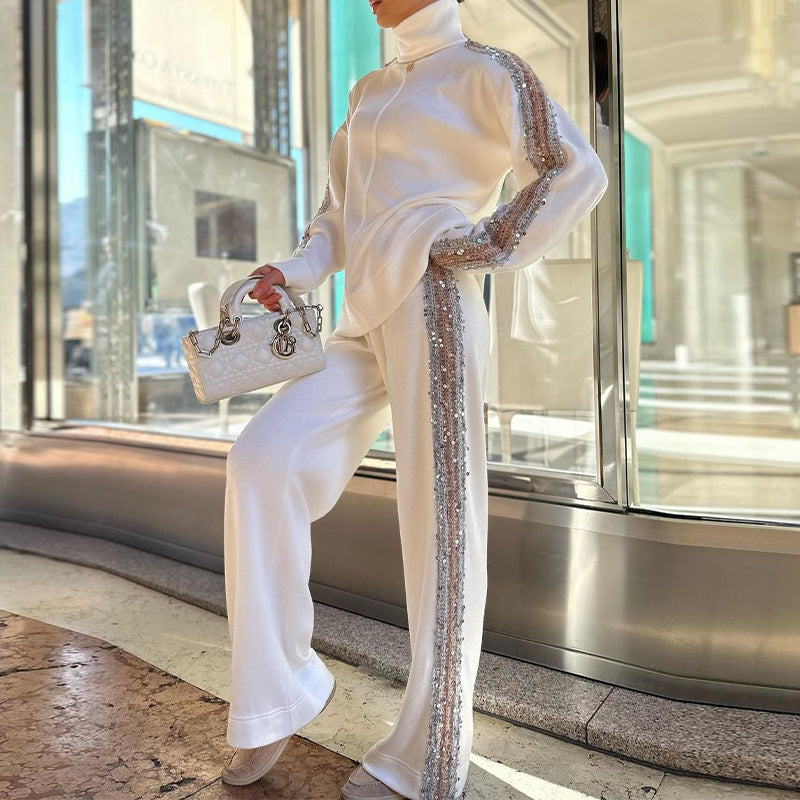 ⏳Limited-time 50% off⏰Fashion Sequin Suit (2 pieces set)👚👖