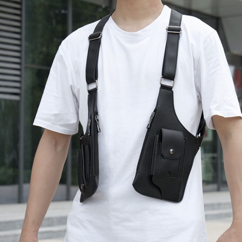 ⏳Limited-time 50% off⏰Double Shoulder Strap Multi-Pocket Outdoor Anti-Theft Tactical Bag💼