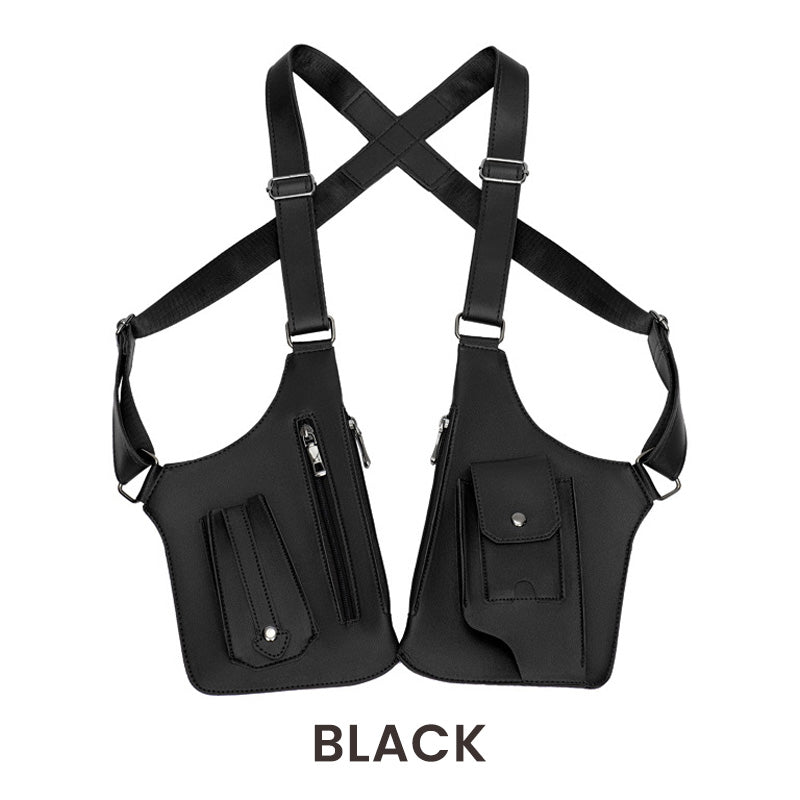 ⏳Limited-time 50% off⏰Double Shoulder Strap Multi-Pocket Outdoor Anti-Theft Tactical Bag💼