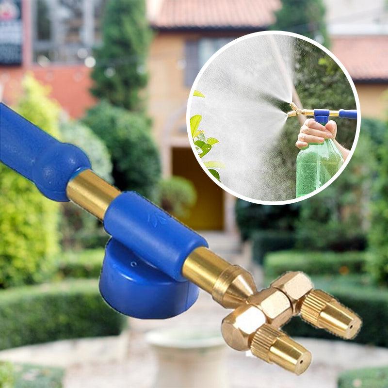 ⏳Limited-time 50% off⏰Double-ended Copper Rod Reciprocating Air Pressure Manual Spray Gun for Watering Flowers🌱💦