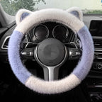⏳Limited-time 50% off⏰Universal Non-slip Soft Cute Cat Ears Plush Steering Wheel Cover🐼😽