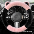 ⏳Limited-time 50% off⏰Universal Non-slip Soft Cute Cat Ears Plush Steering Wheel Cover🐼😽