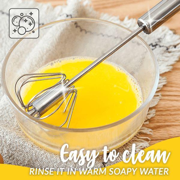 ⏳Limited-time 50% off⏰Stainless Steel Semi-Automatic Whisk👊🥚