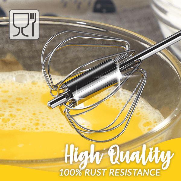 ⏳Limited-time 50% off⏰Stainless Steel Semi-Automatic Whisk👊🥚