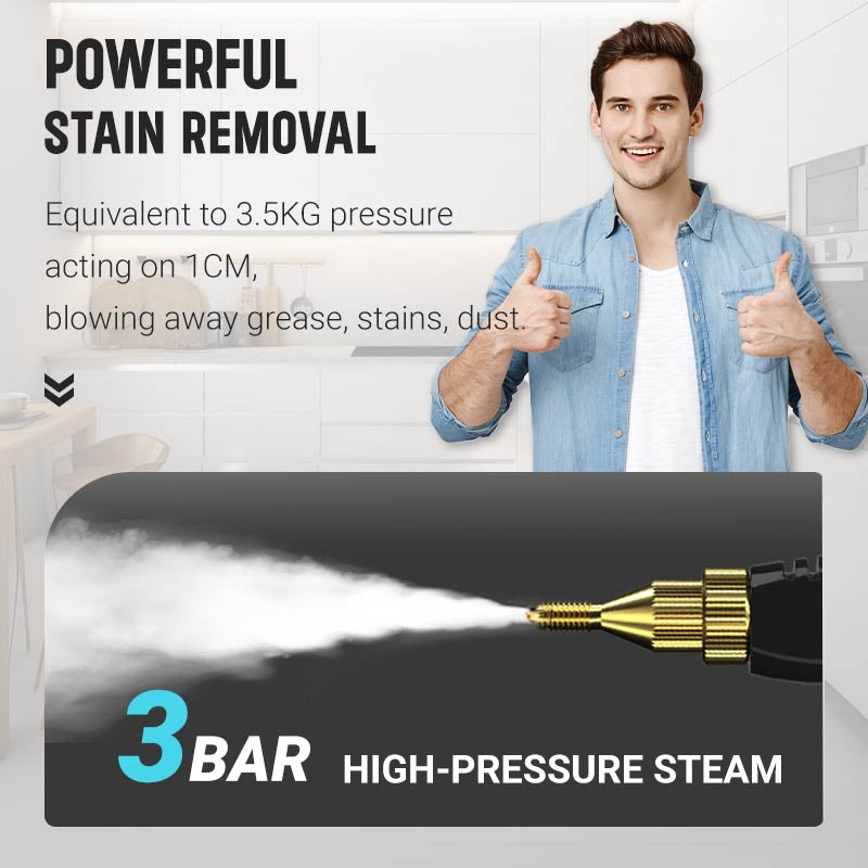 ⏳Limited-time 50% off⏰2500W Handheld High-Temperature Pressurized Steam Cleaner♨️🚿