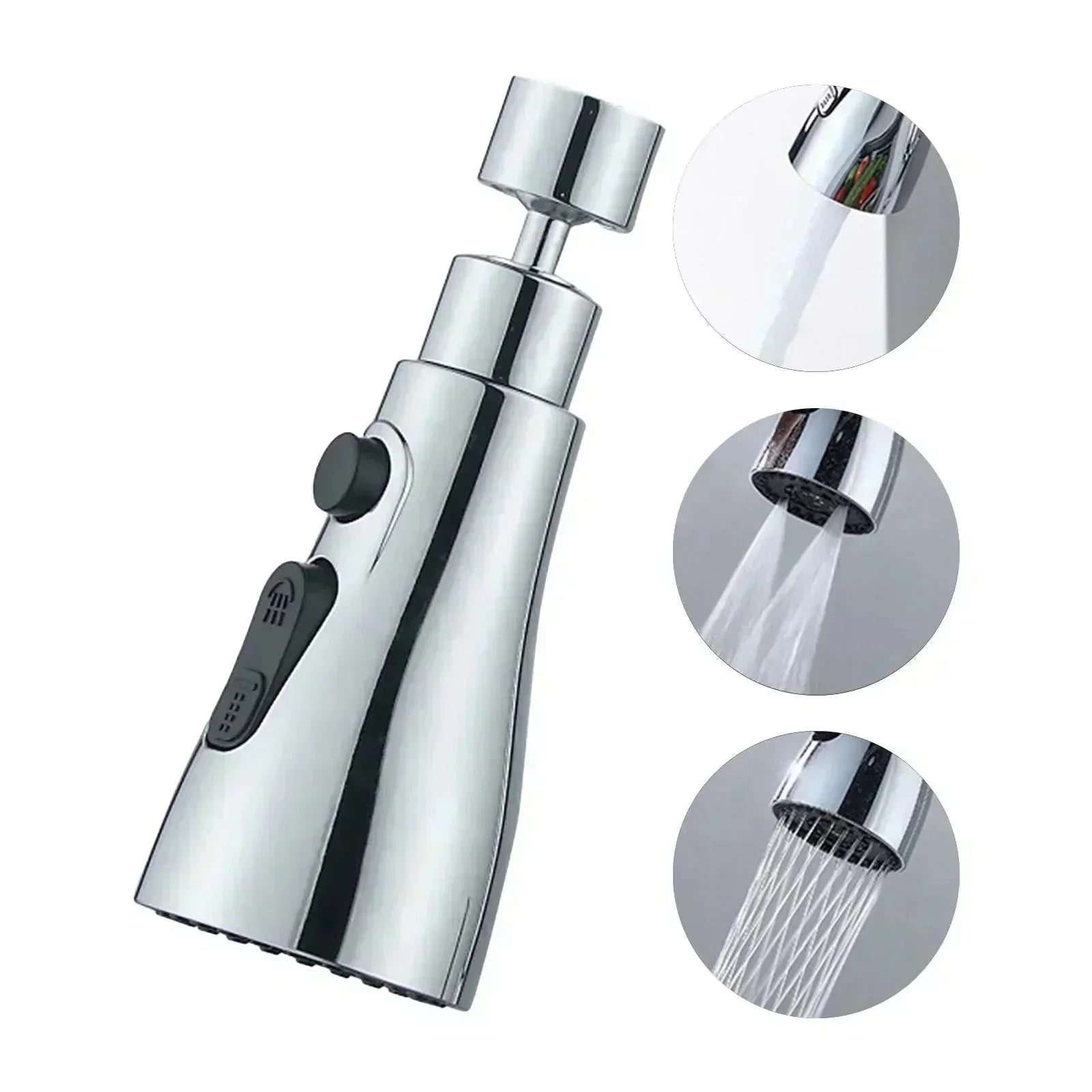 360 degree rotating high-pressure tap + adapter