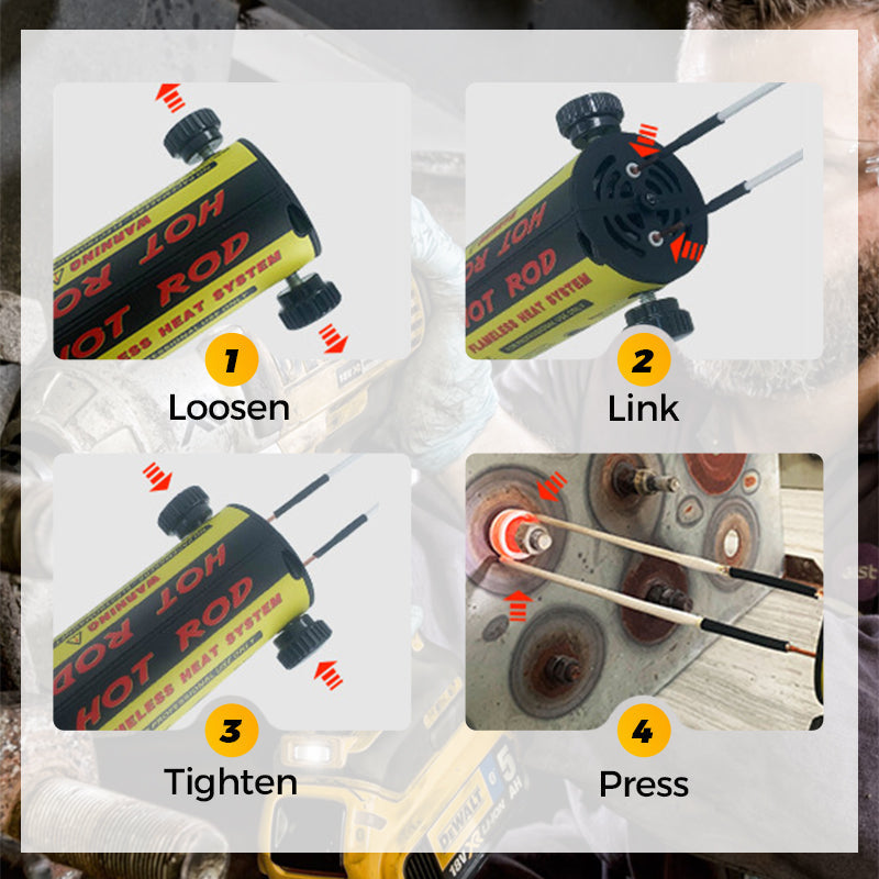 ⏳Limited-time 50% off⏰Magnetic Induction Heater Kit - 1100W Induction Heat Bolt Removal Tool⚡🔥