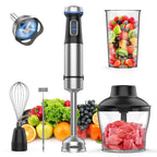4-in-1 1000W Handheld Immersion Blender Set