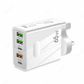 65W Multiple-Ports Fast Charger 5 in 1