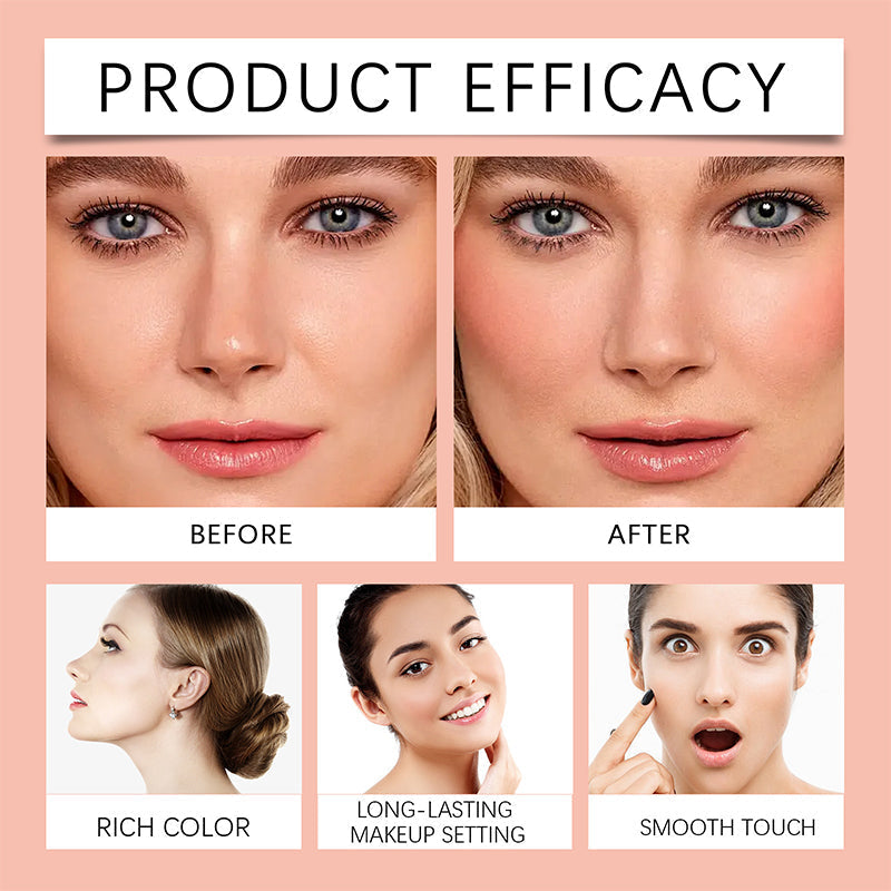 Natural Long-Lasting Shimmer Blush Cream
