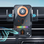 ⏳Limited-time 50% off⏰Over 50K sold! 📱Smart 2-in-1 Car Rotating Mobile Phone Holder & Wireless Charger🔋