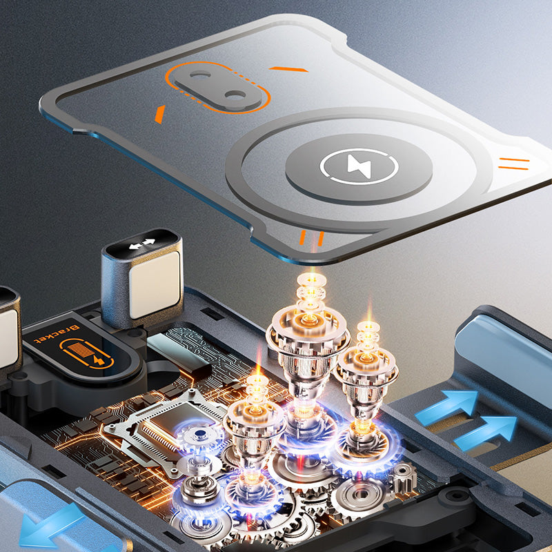 ⏳Limited-time 50% off⏰Over 50K sold! 📱Smart 2-in-1 Car Rotating Mobile Phone Holder & Wireless Charger🔋