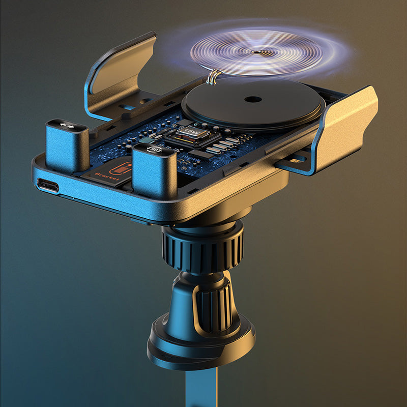 ⏳Limited-time 50% off⏰Over 50K sold! 📱Smart 2-in-1 Car Rotating Mobile Phone Holder & Wireless Charger🔋