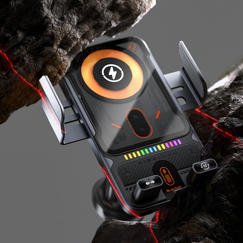 ⏳Limited-time 50% off⏰Over 50K sold! 📱Smart 2-in-1 Car Rotating Mobile Phone Holder & Wireless Charger🔋