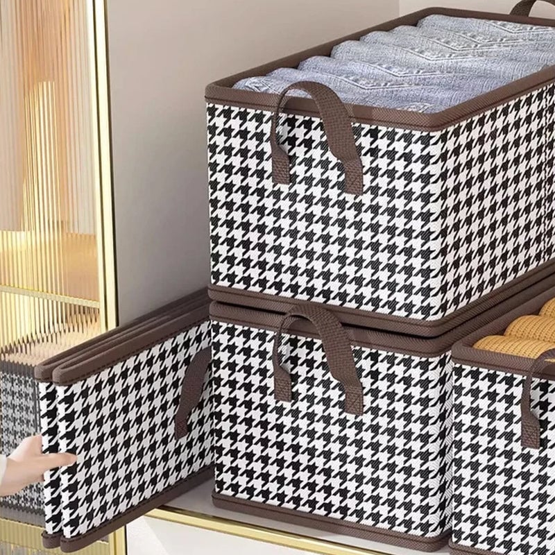 ⏳Limited-time 50% off⏰Foldable Jeans Organizer for Closet – Save 60% Space & Find Pants in 1 Second! 👖 🏠