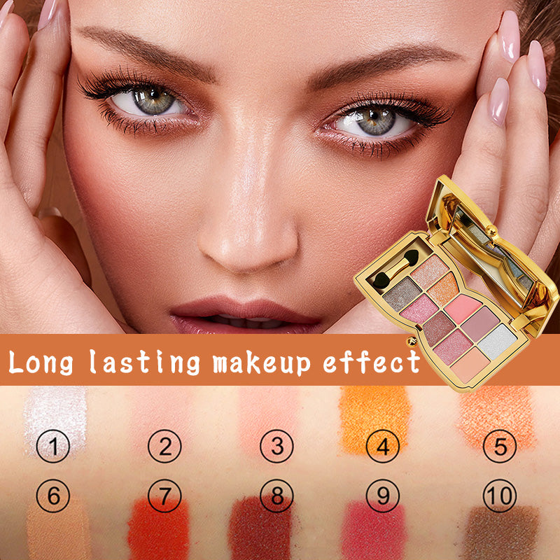 10 Colors Glitter Eye Shadow Palette—— 50% Off! While Stocks Last!⏳