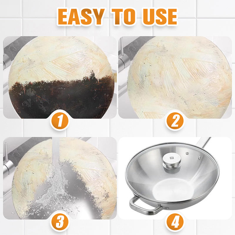 ⏳Limited-time 50% off⏰Powerful Burnt Residue Remover Paste for Cookware🍲🫧