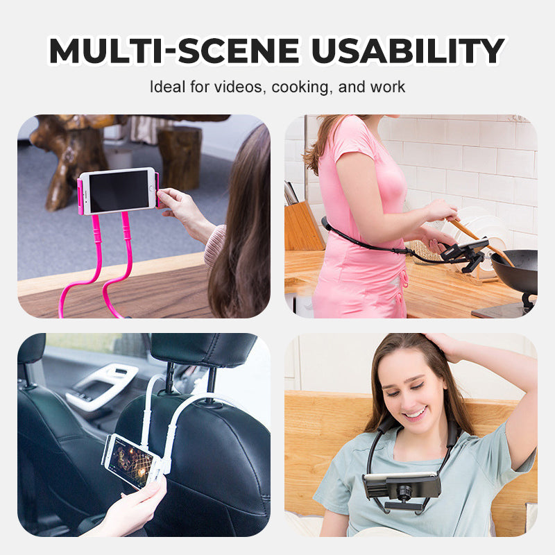 ⏳Limited-time 50% off⏰Adjustable Neck Phone Holder Stand – Hands-Free & Comfortable Viewing📱
