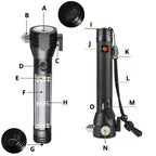 ⏳Limited-time 50% off⏰10-In-1 Solar Power Multi-Function Tactical Flashlight🔦