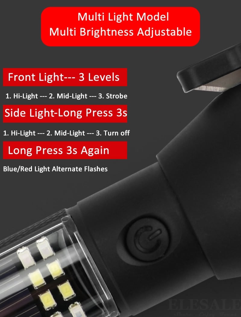 ⏳Limited-time 50% off⏰10-In-1 Solar Power Multi-Function Tactical Flashlight🔦