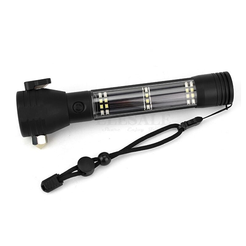 ⏳Limited-time 50% off⏰10-In-1 Solar Power Multi-Function Tactical Flashlight🔦