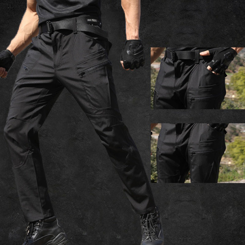 ⏳Limited-time 50% off⏰Men's Solid Color Slim-fit Cargo Pants