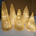 ⏳Limited-time 50% off⏰5-Piece Decorative Lighted Resin Trees Set🎄✨
