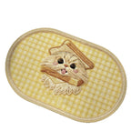 ⏳Limited-time 50% off⏰Absorbent Woven Bath Mat with Non-Slip Bottom🐶🐱