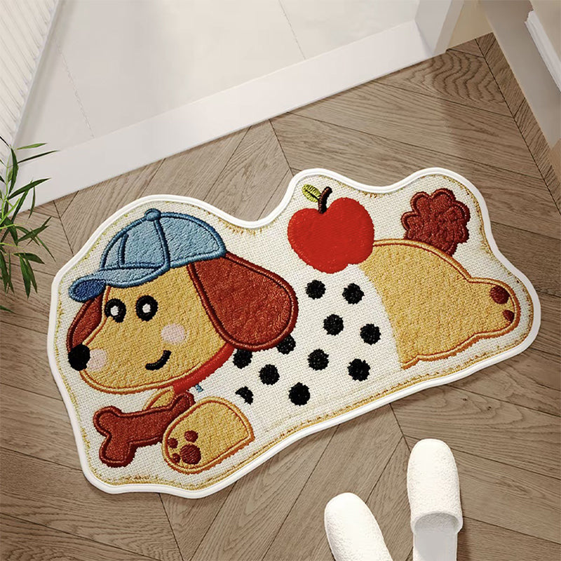 ⏳Limited-time 50% off⏰Absorbent Woven Bath Mat with Non-Slip Bottom🐶🐱