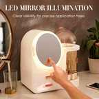 ⏳Limited-time 50% off⏰Large Makeup Organizer with LED Mirror🪞