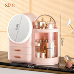 ⏳Limited-time 50% off⏰Large Makeup Organizer with LED Mirror🪞
