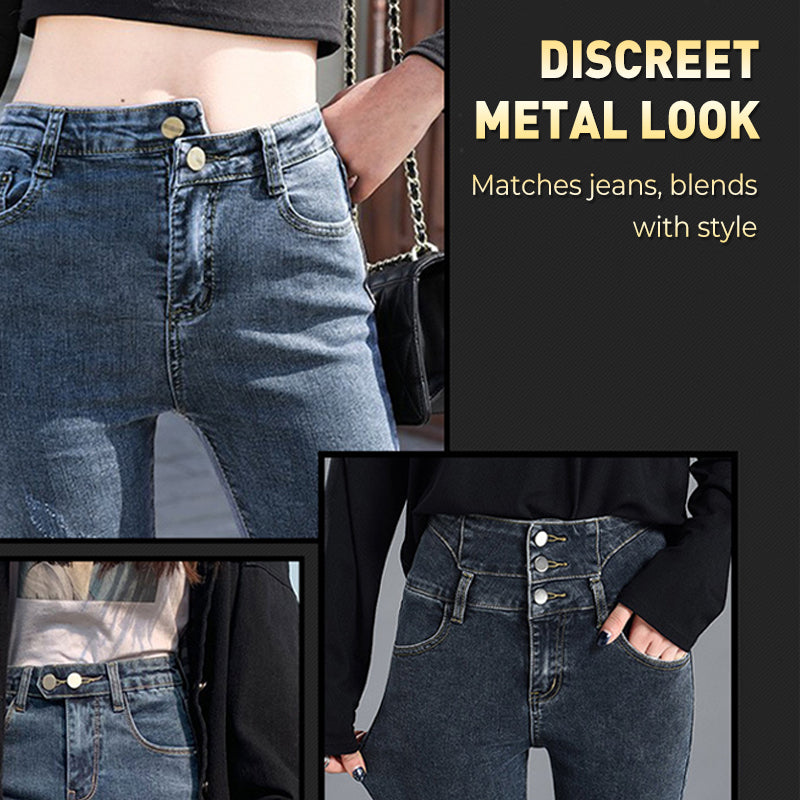 ⏳Limited-time 50% off⏰Spring-Loaded Metal Waist Extender Button for Jeans🔩👖