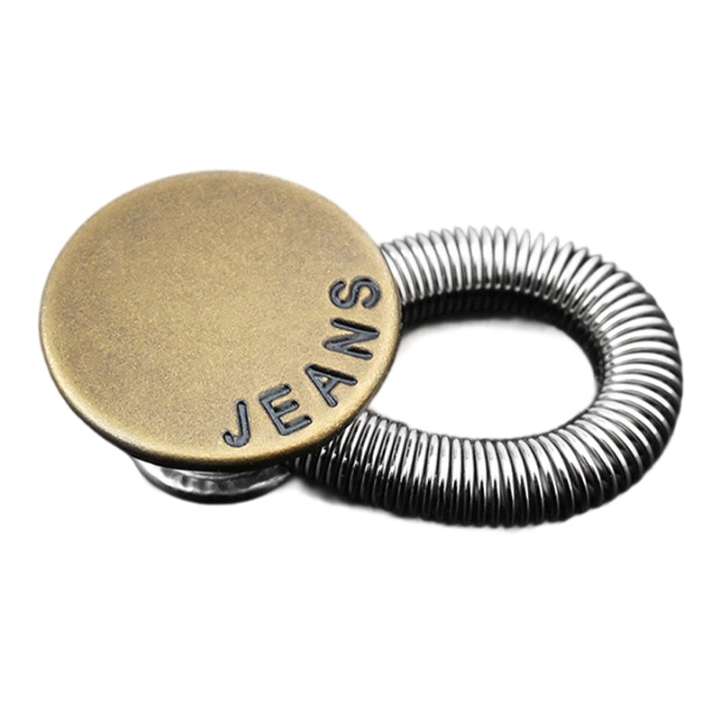 ⏳Limited-time 50% off⏰Spring-Loaded Metal Waist Extender Button for Jeans🔩👖