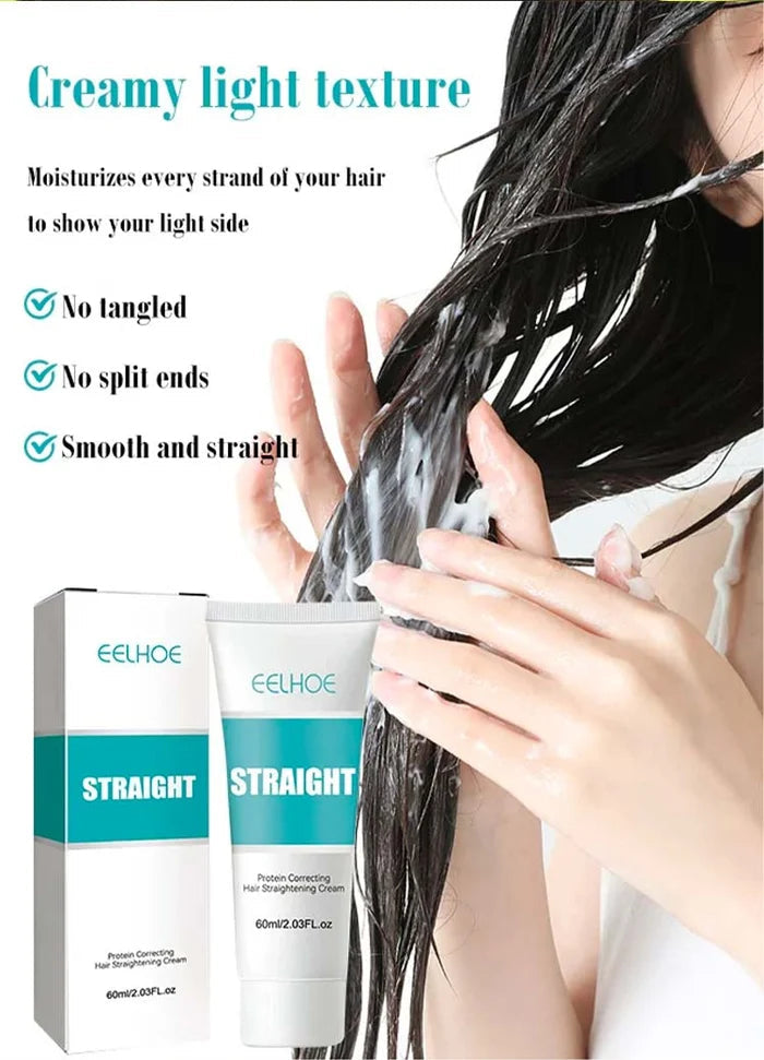 ⏳Limited-time 50% off⏰Silk and Keratin Treatment Hair Straightening Cream📏